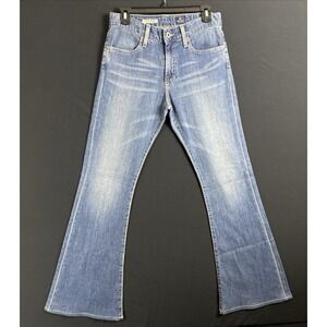 AG Adriano Goldschmied Jeans The Farrah 70s Bell Bottom Sz 28R Boho Flare Denim